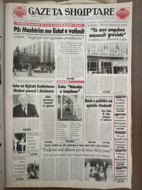 Gazeta Shqiptare 1996-10-11
